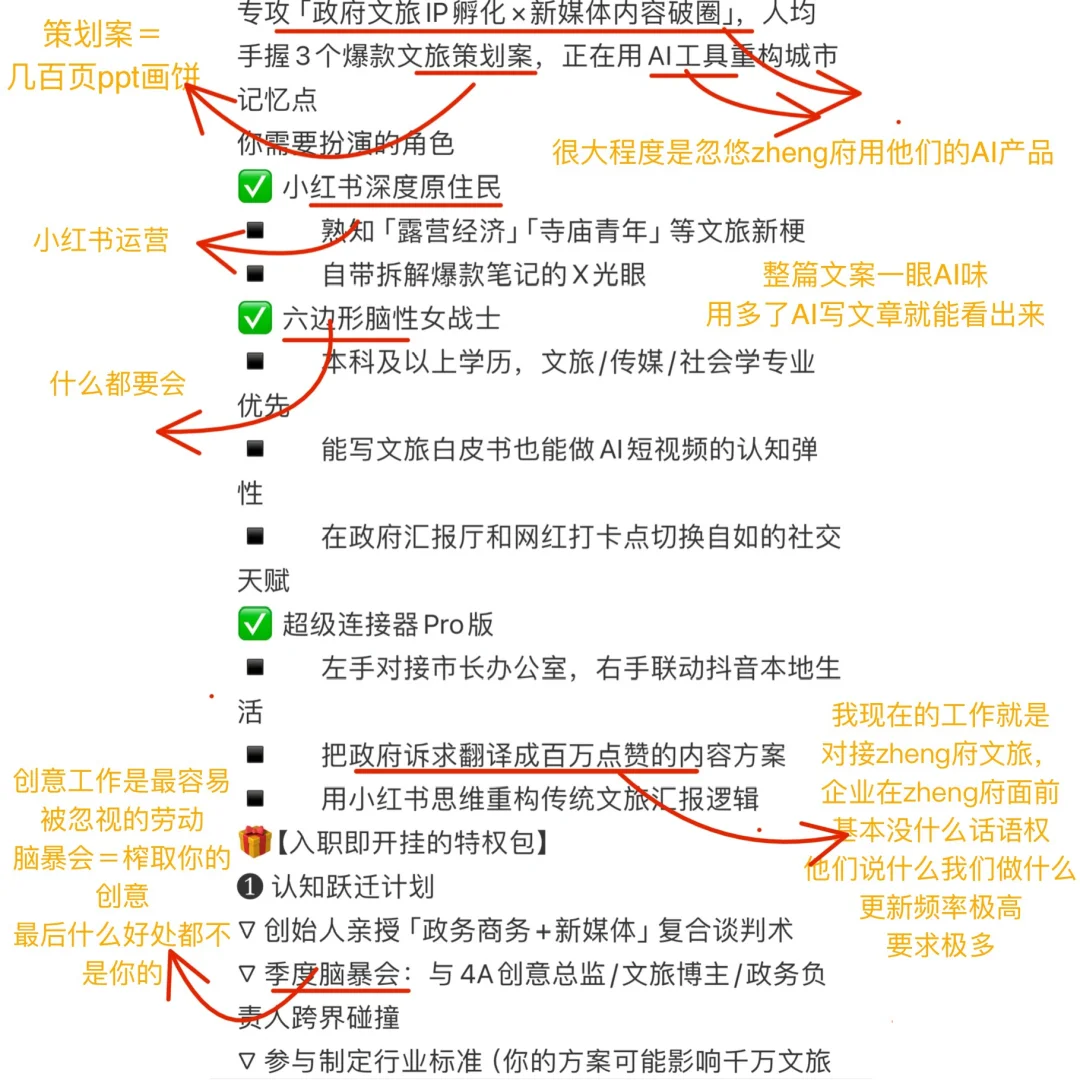 文旅工作两年带你拆解工作职责描述