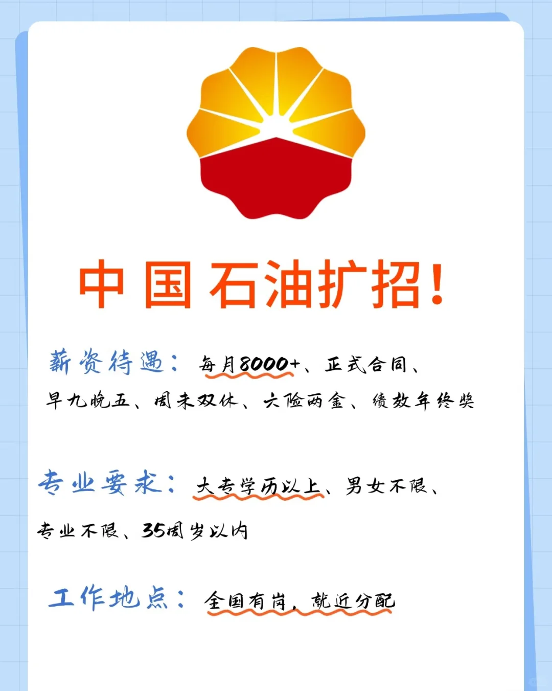 大家可要看清楚了哦,能源岗位