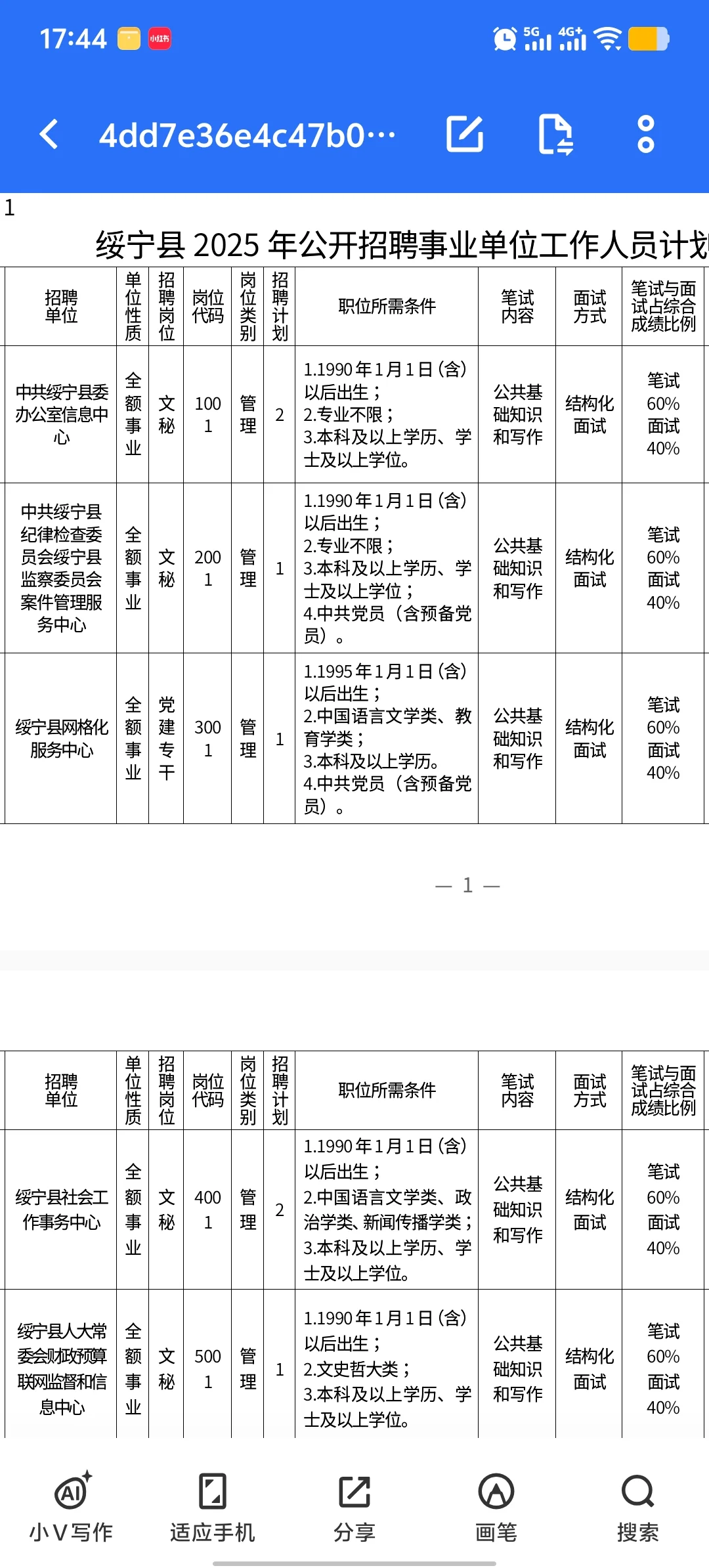 刚出！2025年邵阳绥宁县事业单位招60人