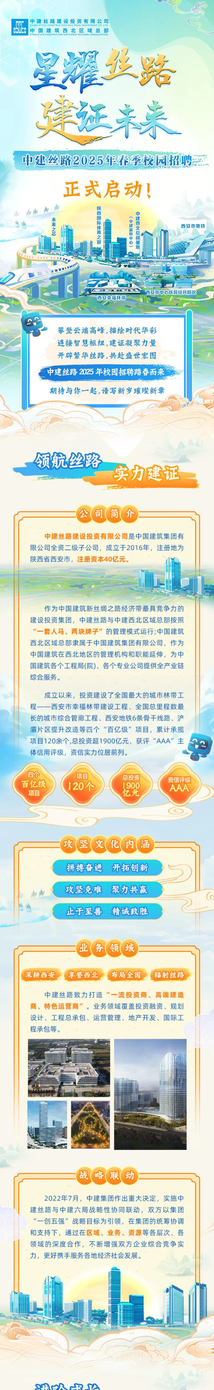 校招⌛中建丝路2025年春季校园招聘