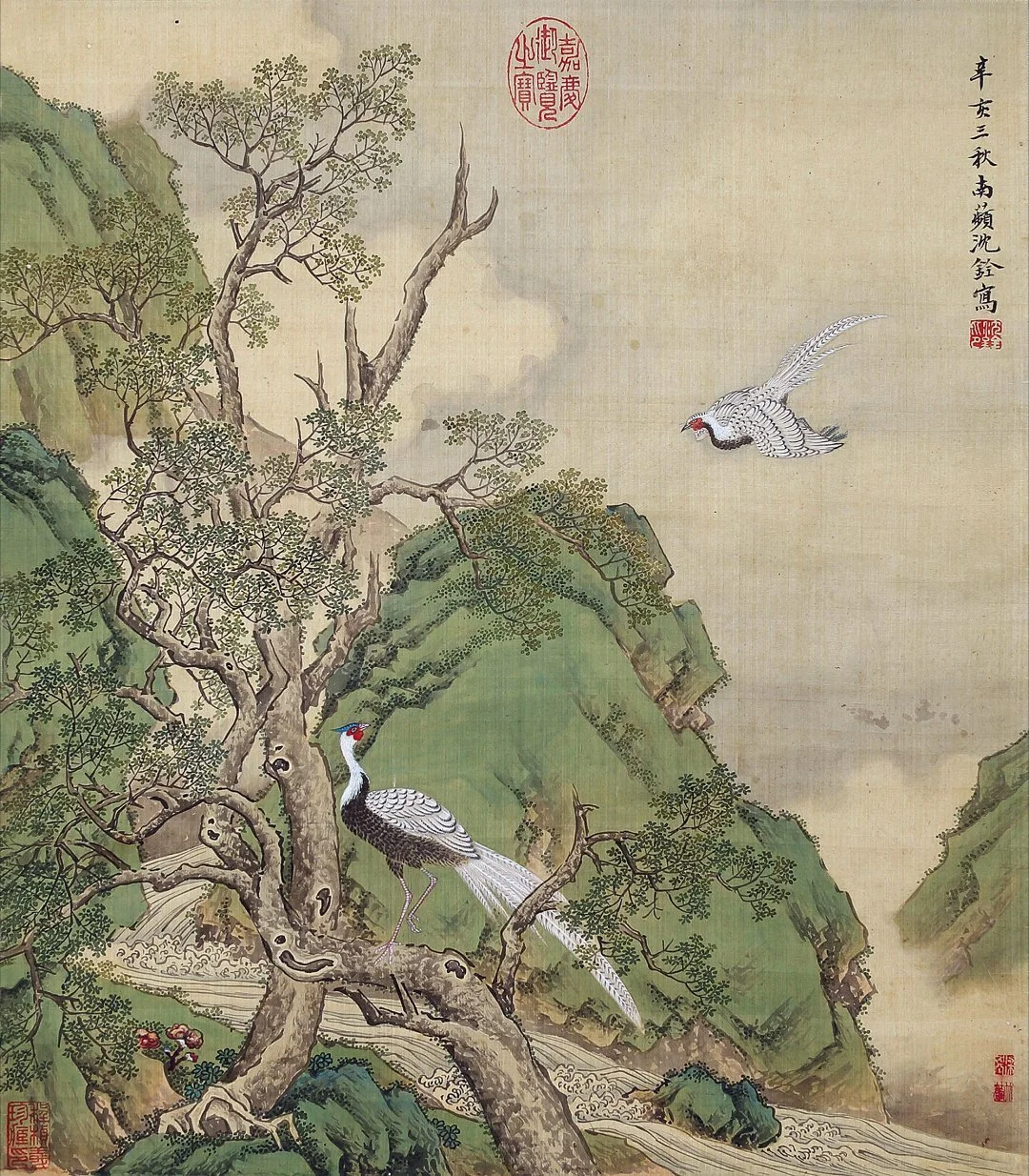 【清代画家沈铨的花鸟鱼虫动物画也很好看】