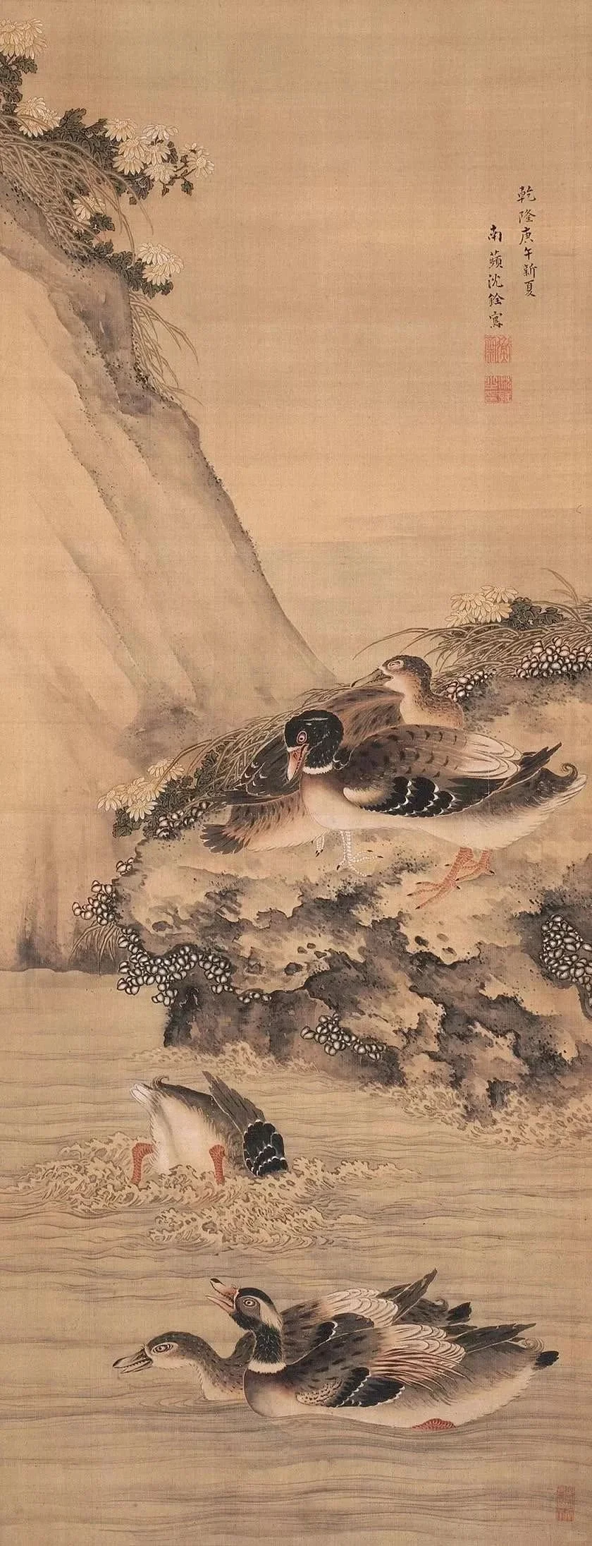 【清代画家沈铨的花鸟鱼虫动物画也很好看】