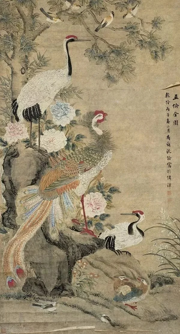 【清代画家沈铨的花鸟鱼虫动物画也很好看】