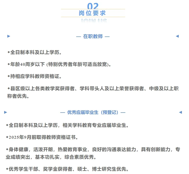 徐州市华杰实验学校2025年聘师公告