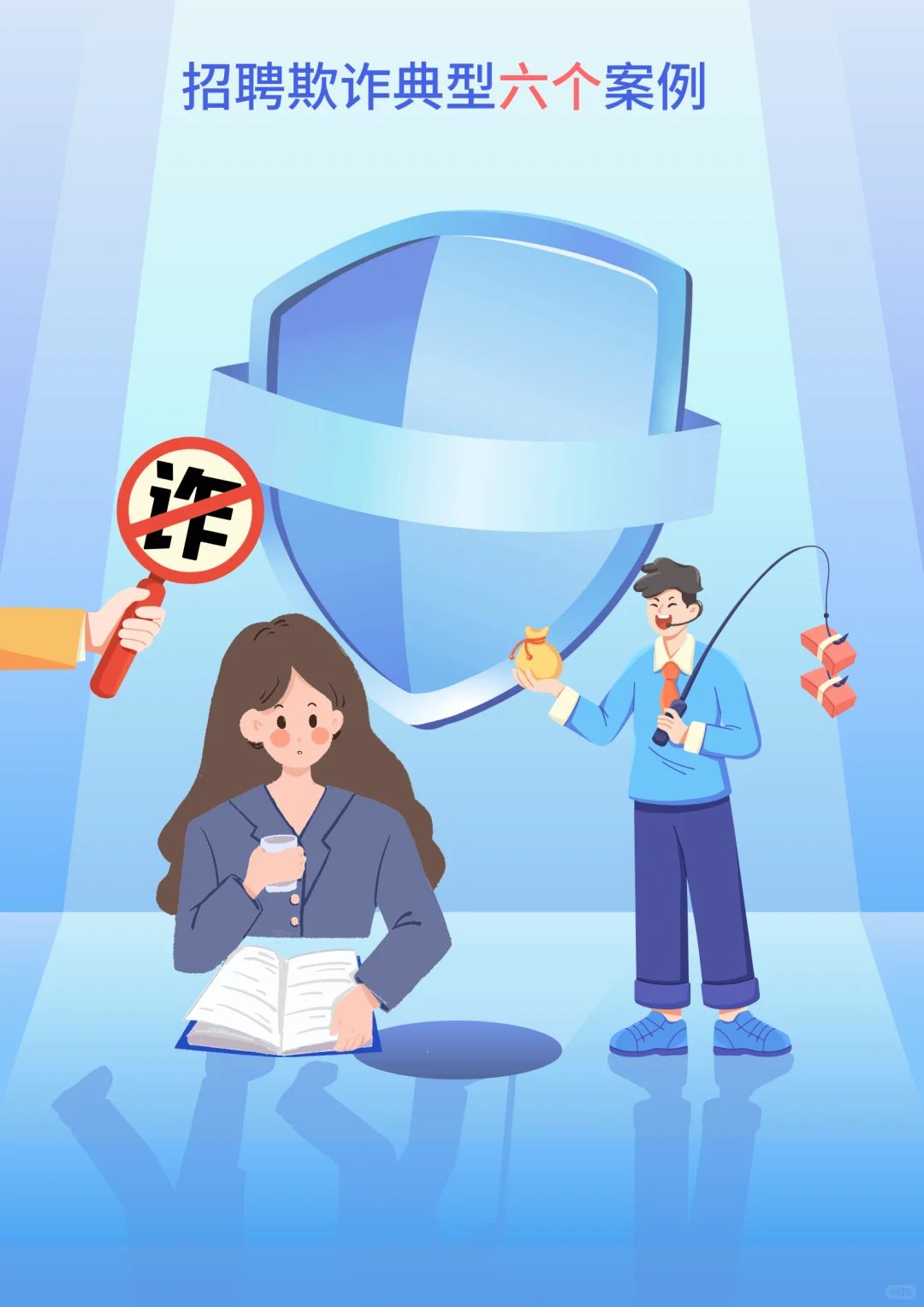 人社等多部门联合发布招聘六大欺诈典型案例