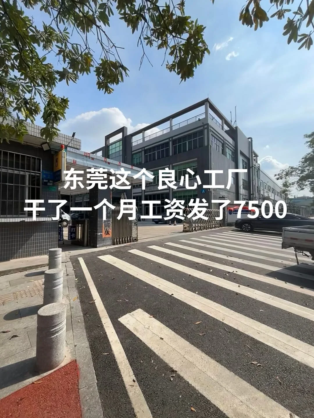 东莞这个良心工厂干了一个月工资发了6500