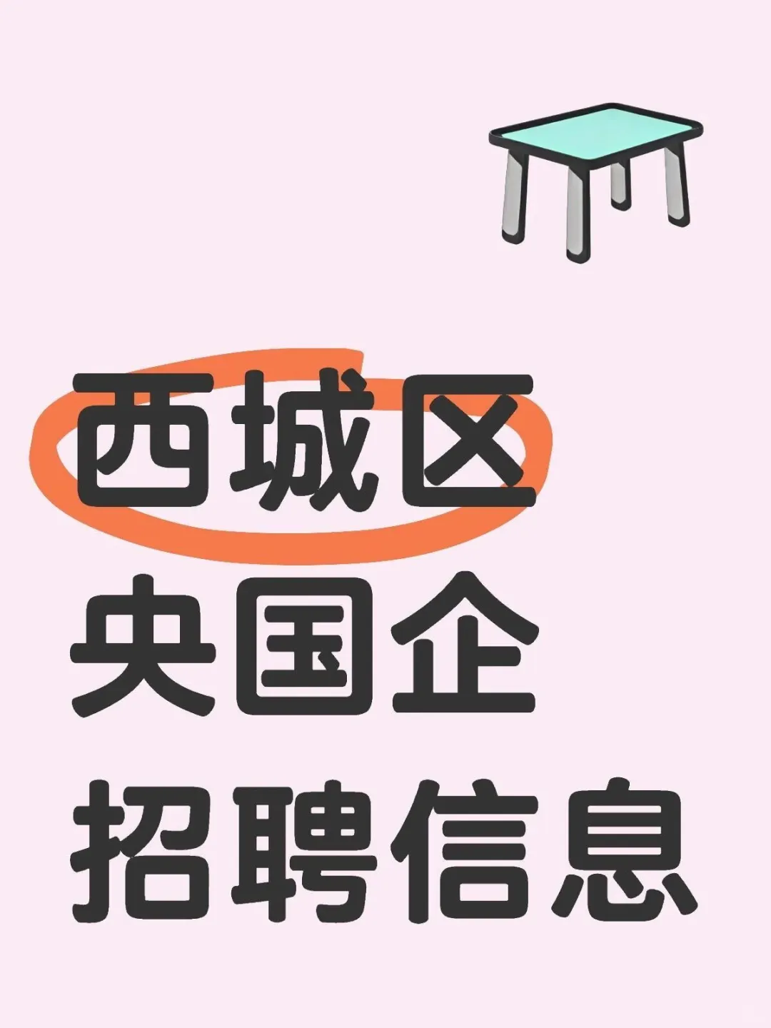 西城区央国企招聘信息1