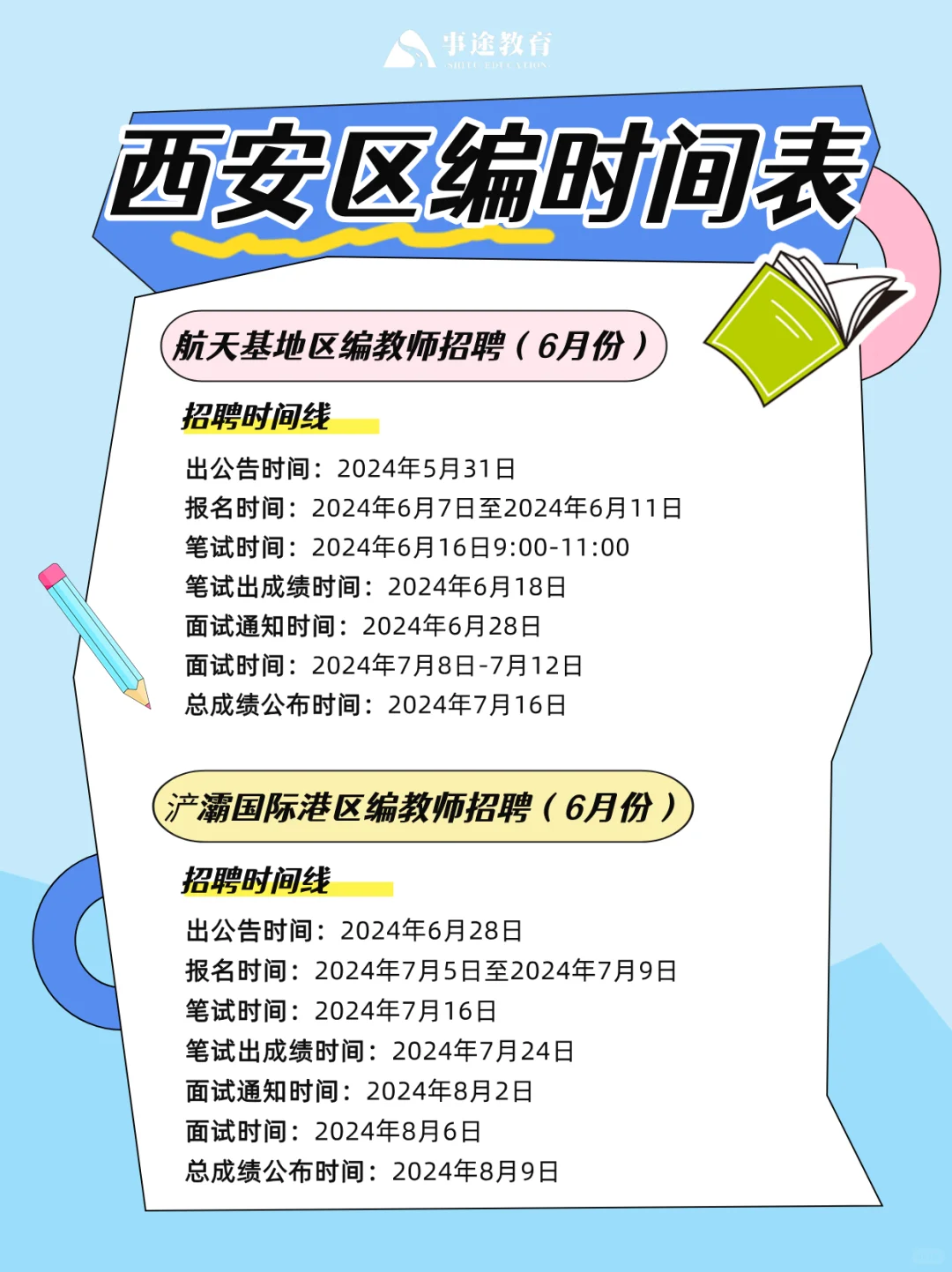 西安区编备案制教师招聘公告发布时间！