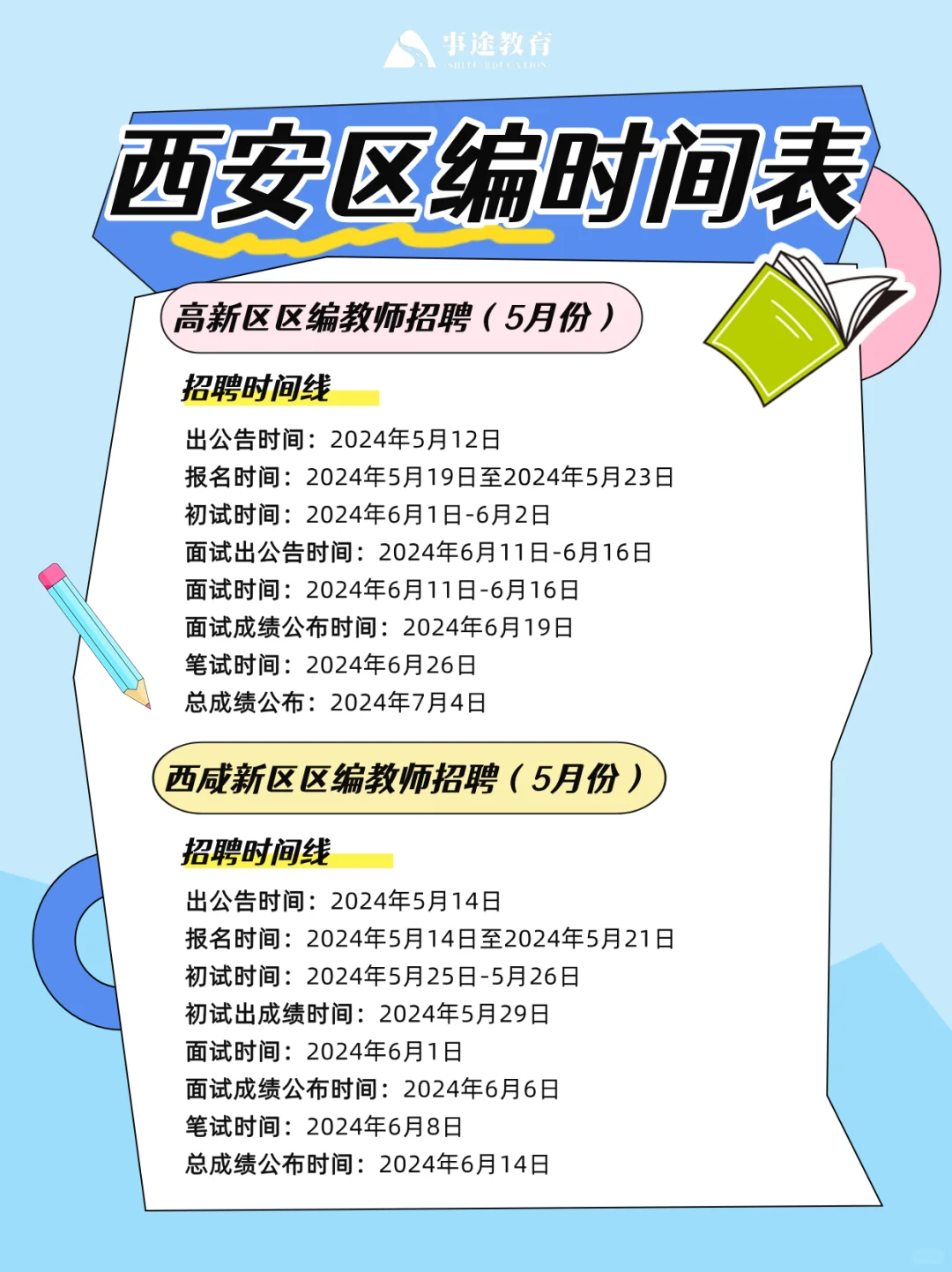 西安区编备案制教师招聘公告发布时间！