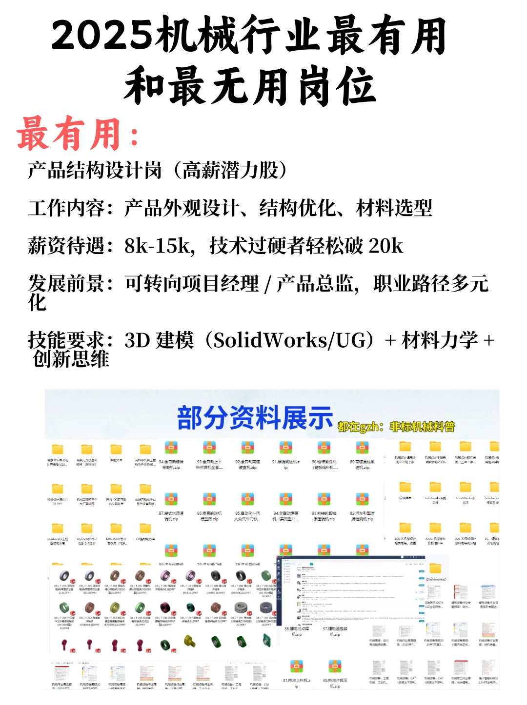 2025机械行业最有用和最无用岗位