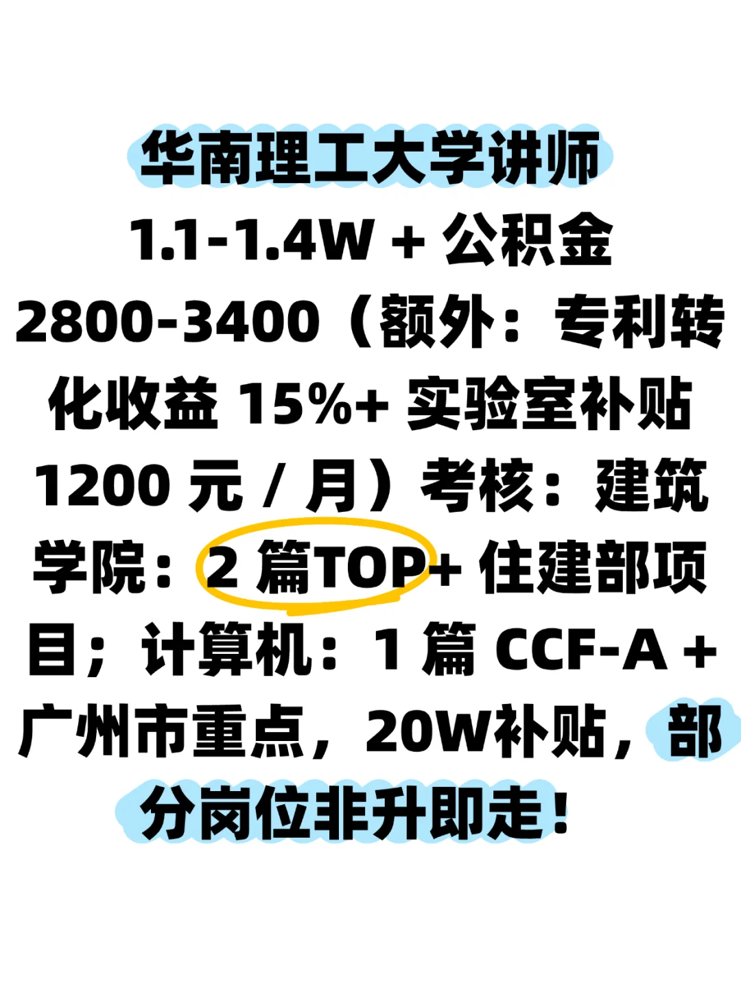 华南理工大学讲师待遇