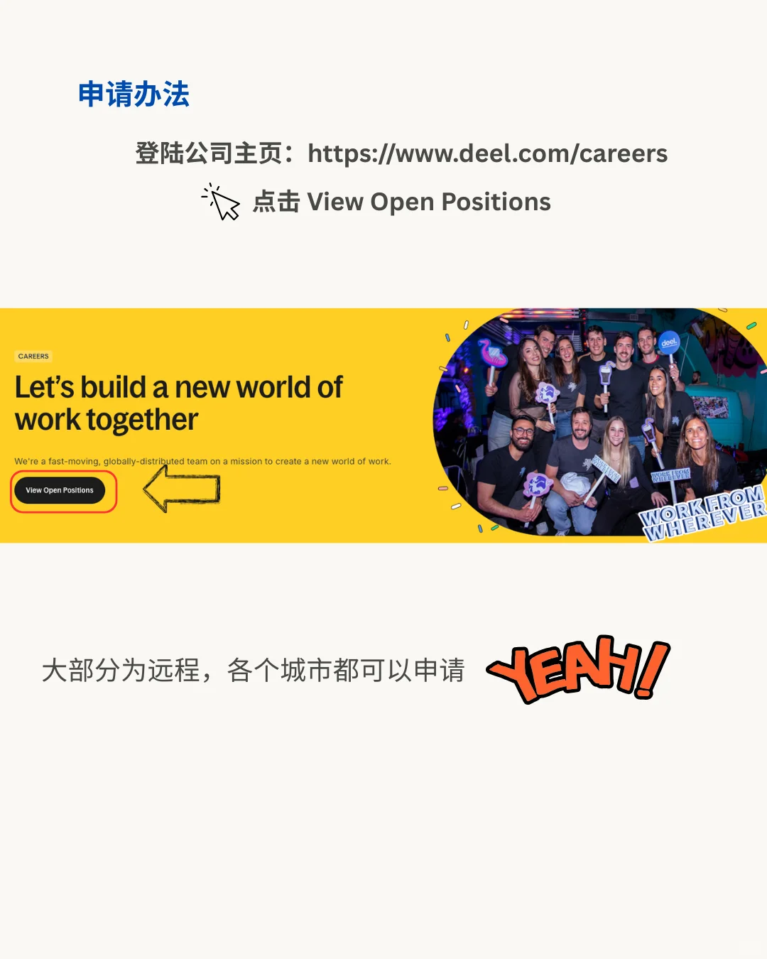 神仙外企 Deel 新开放远程岗位（多地）