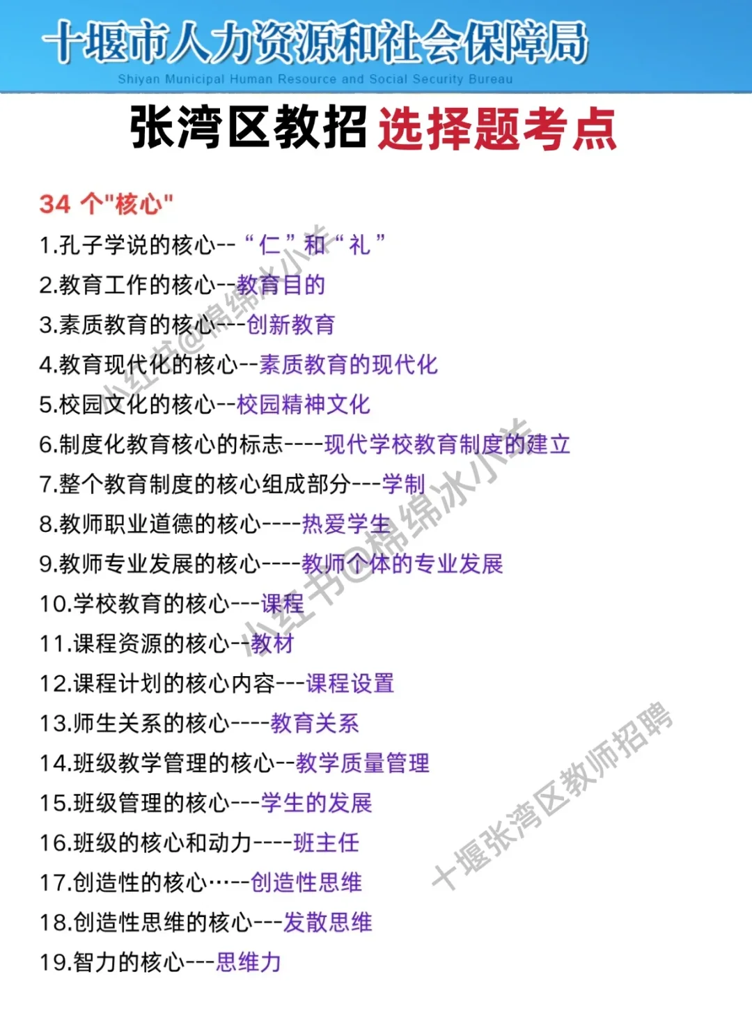 6.21十堰张湾区教师招聘，写作无非这27篇