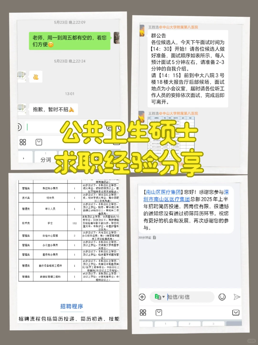 公卫求职｜大环境不容乐观
