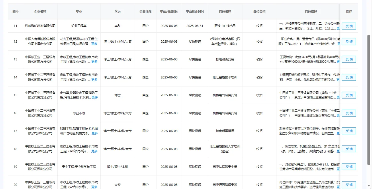 辽宁省铁岭市央国企招聘，实时信息更新！