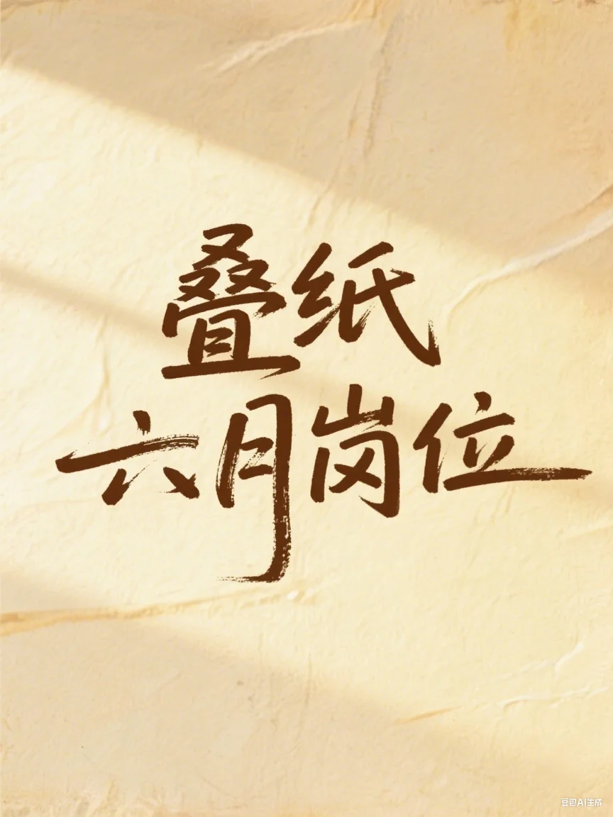 叠纸六月岗位内推