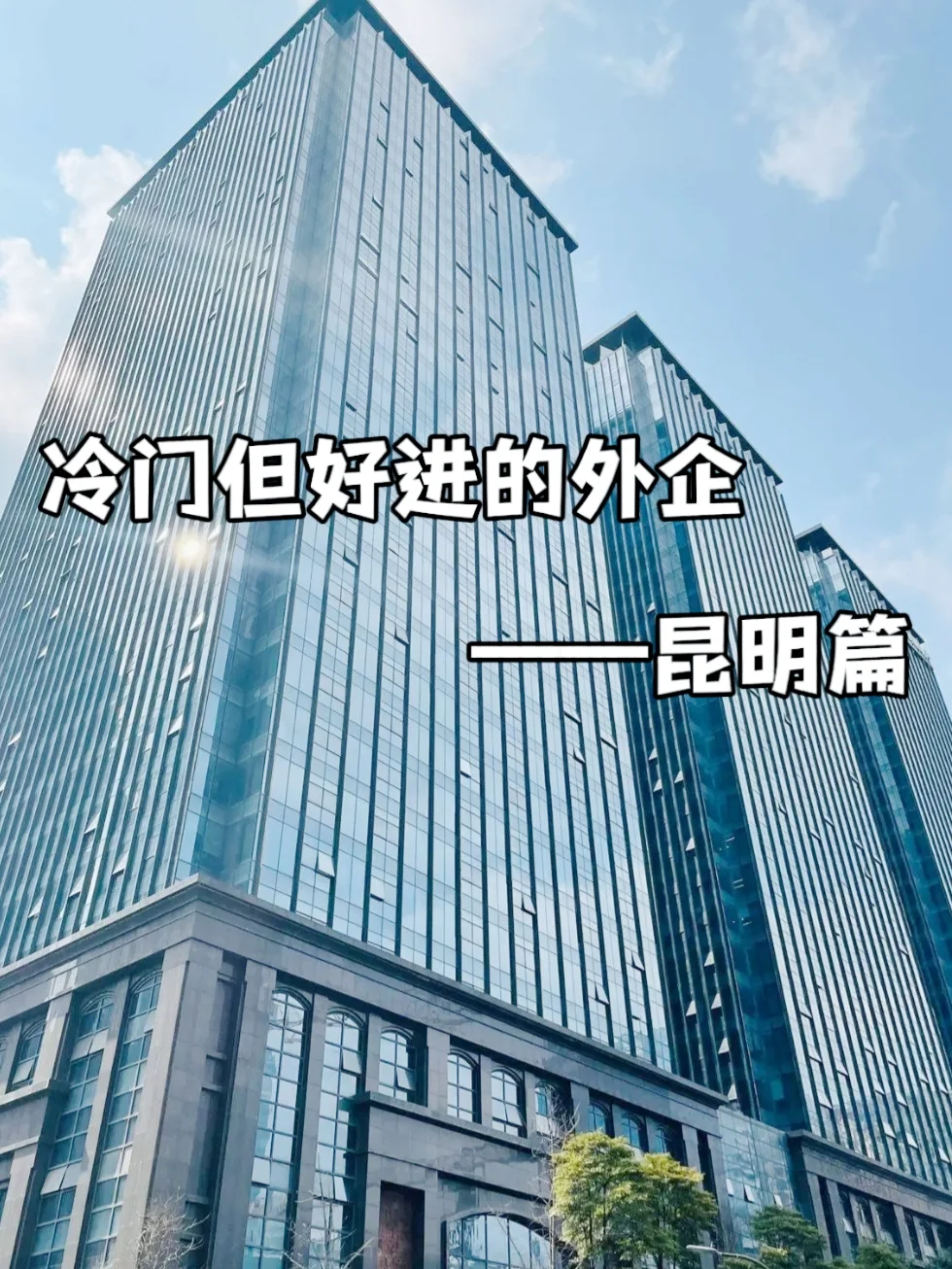 大学生可以冲得小众外企——昆明篇