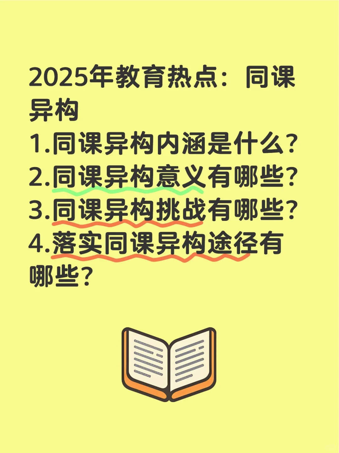 2025年教育热点：同课异构