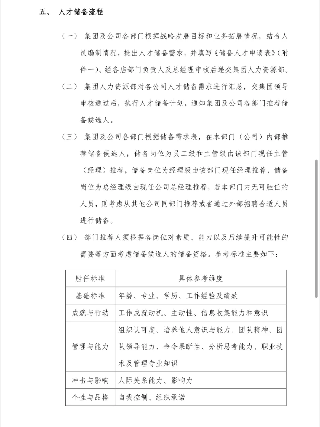 关于人才储备制度通知（赠）