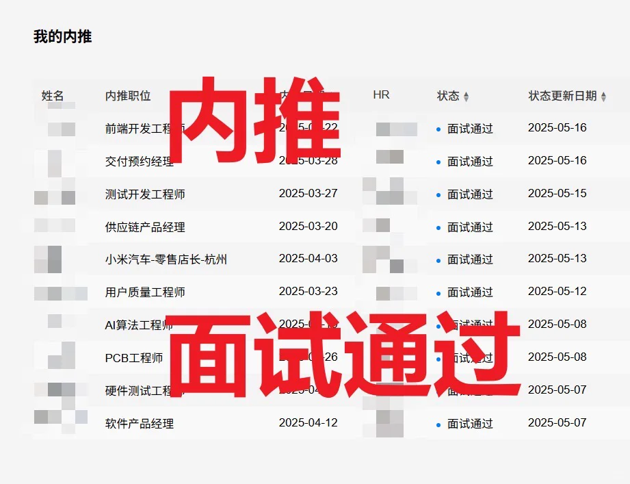 小米汽车部门六月急招