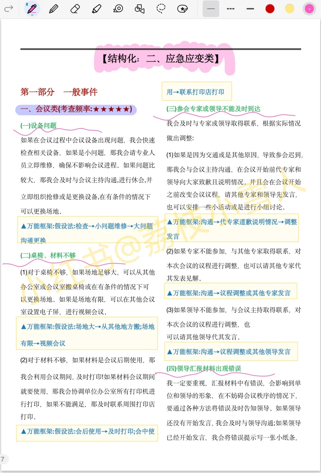 事业编面试别裸考，5篇89%重复率，3h背到88