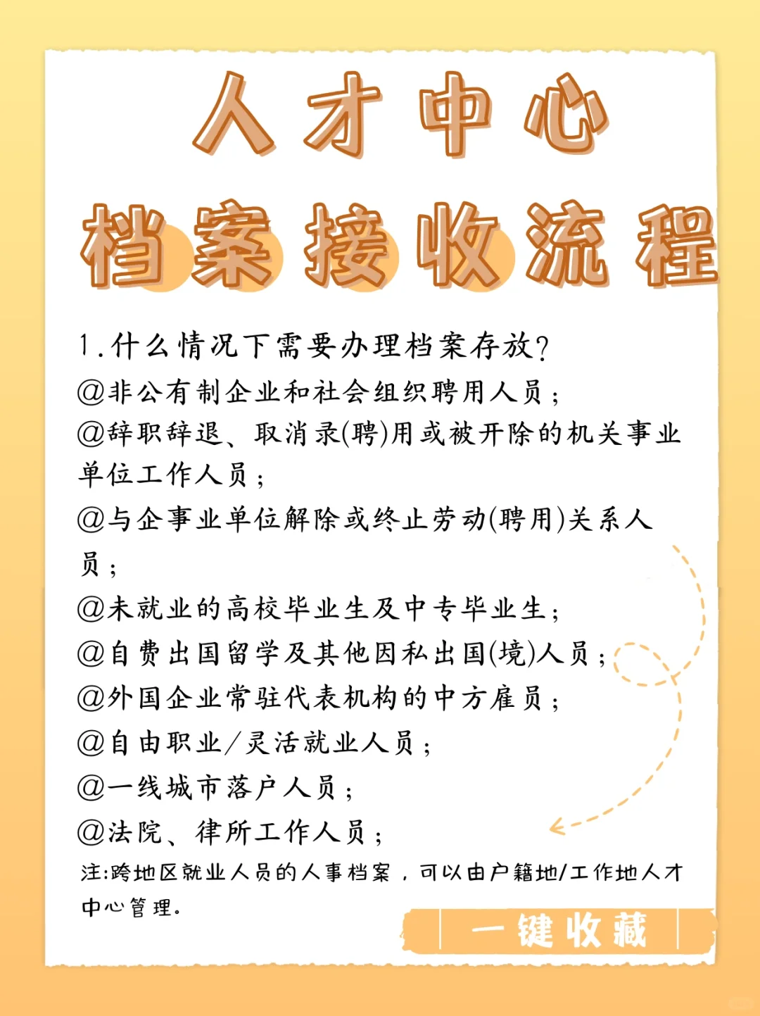 🆙人才中心接受档案的详细流程