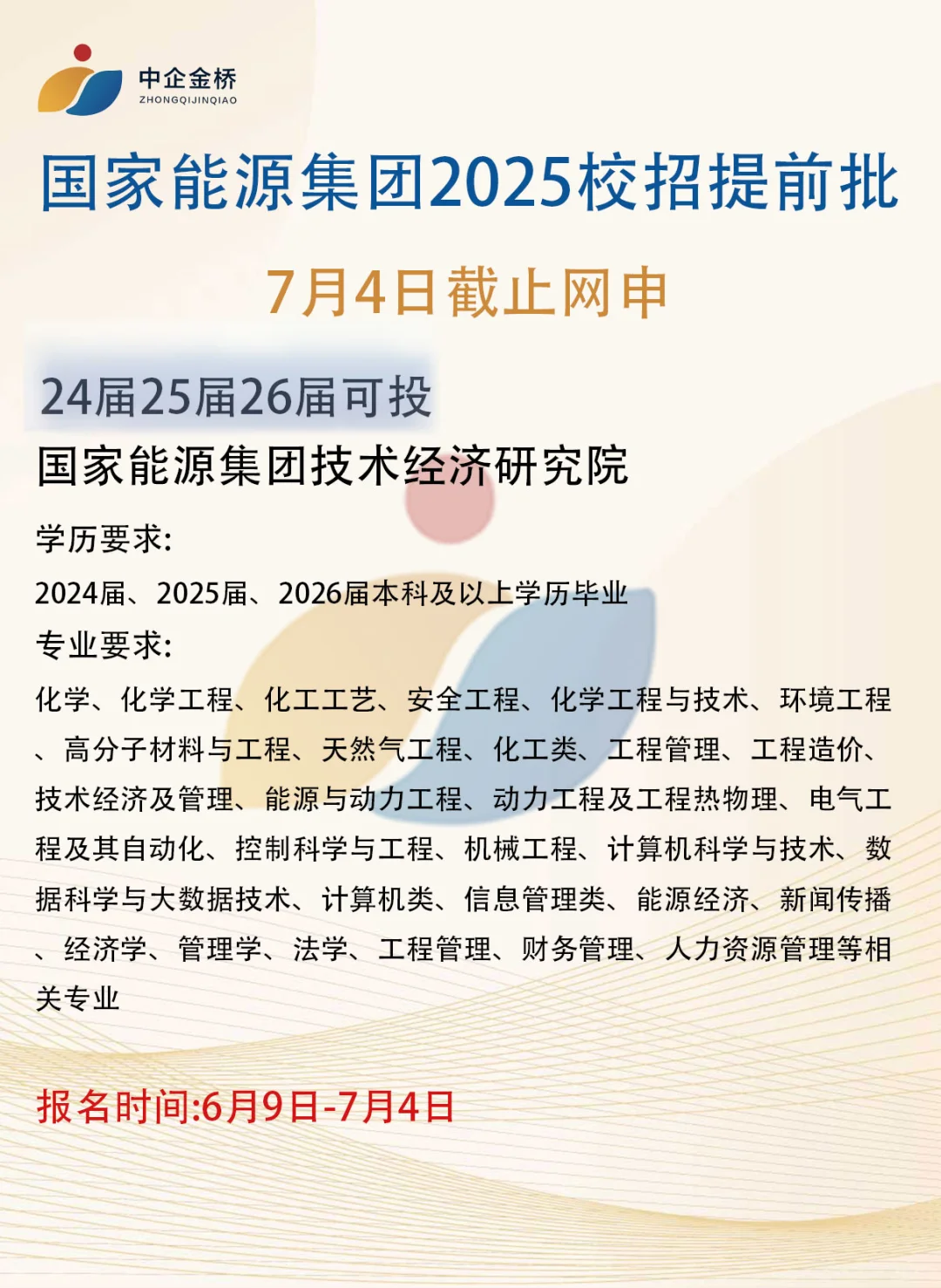 6月份国央企招聘明细