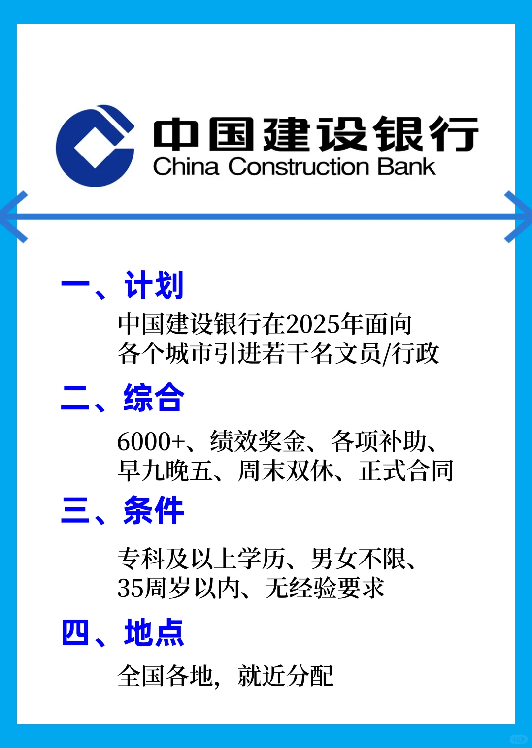 有同学愿意来建行吗？