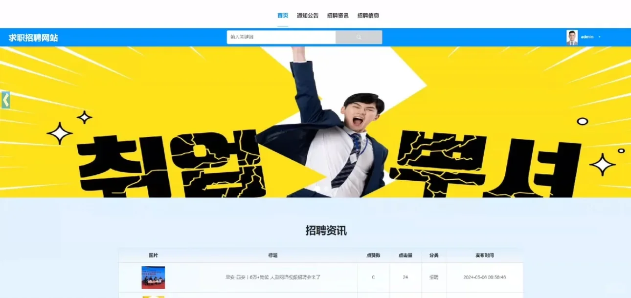 基于springboot人才招聘管理系统