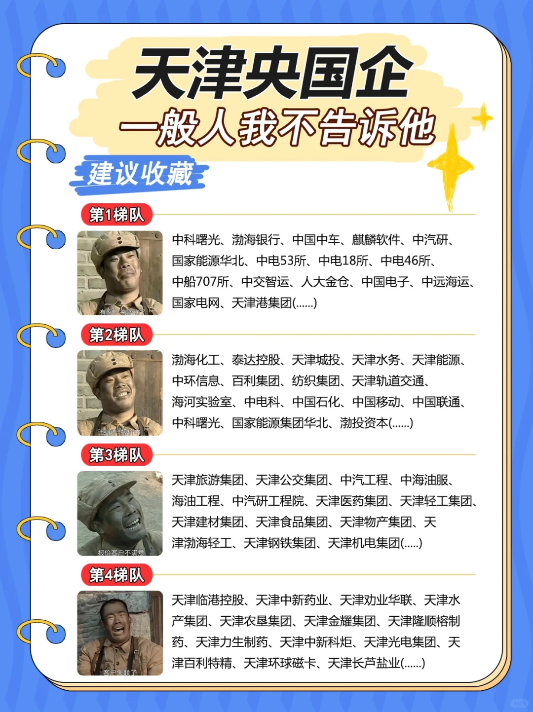 天津央国企、一般人我不告诉他