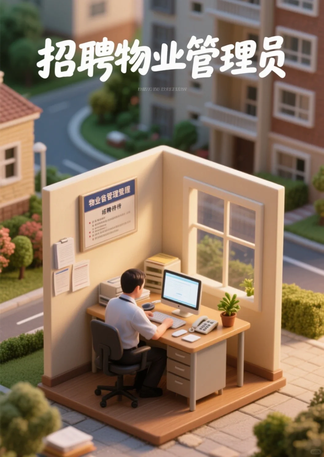 职位分享:招管理员啦