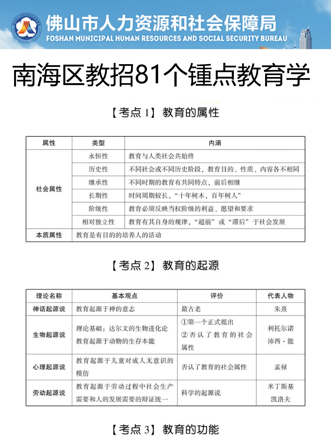 25佛山南海区教师招聘，其实真的是挺水的！