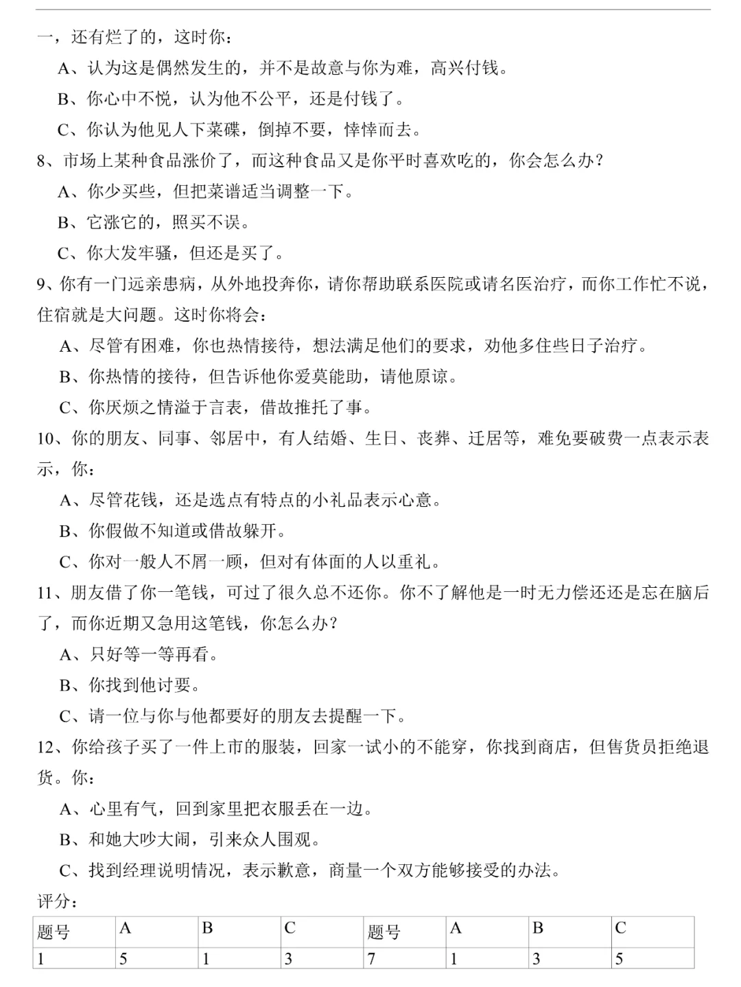 不藏了🔥招聘常用的人才测评试题，拿去❗
