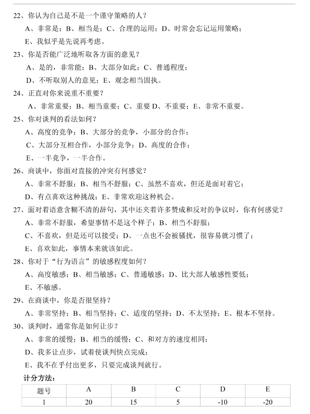 不藏了🔥招聘常用的人才测评试题，拿去❗