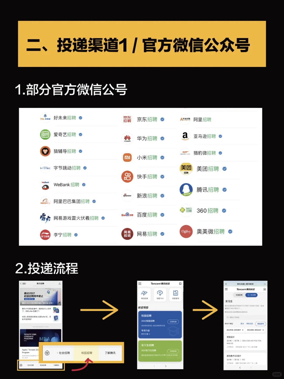 设计大厂实习【四种简历投递渠道】