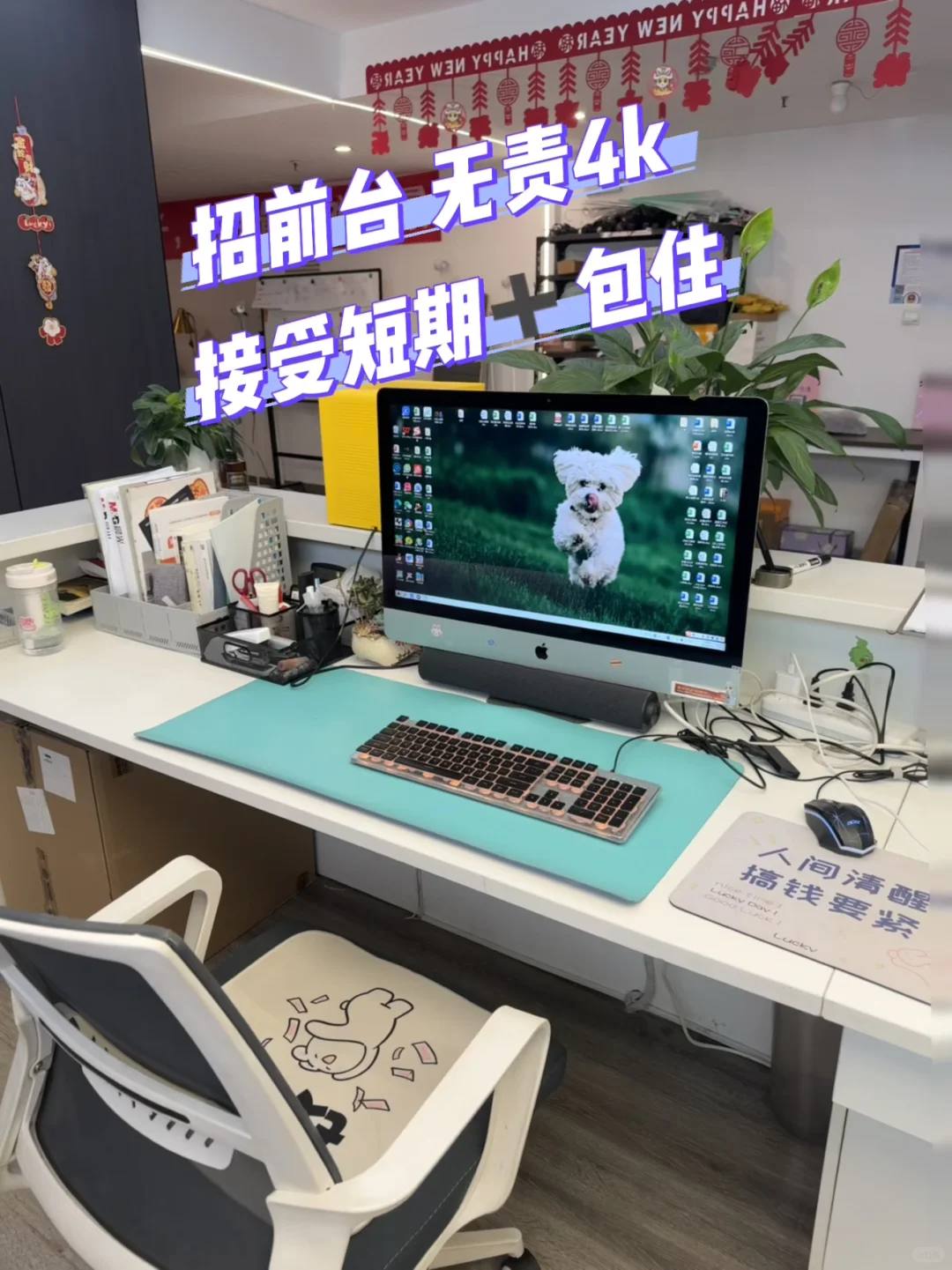 金水区急招前台小姐姐 接受短期暑假工➕包住