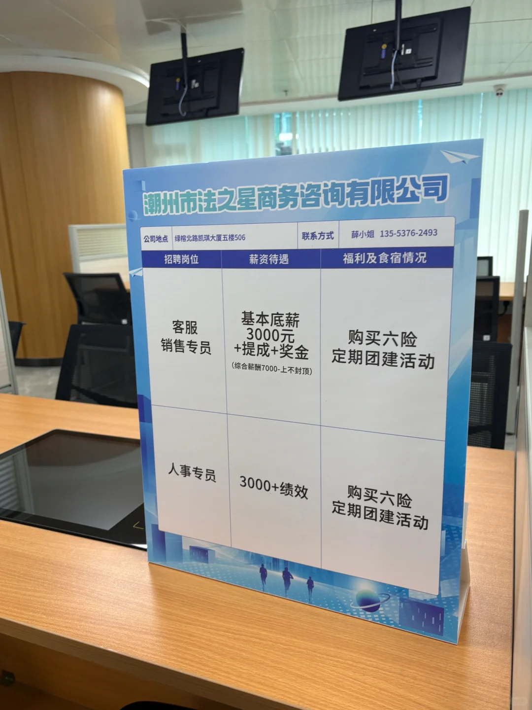 潮州工作｜新洋路人社局二楼又又又在招人啦
