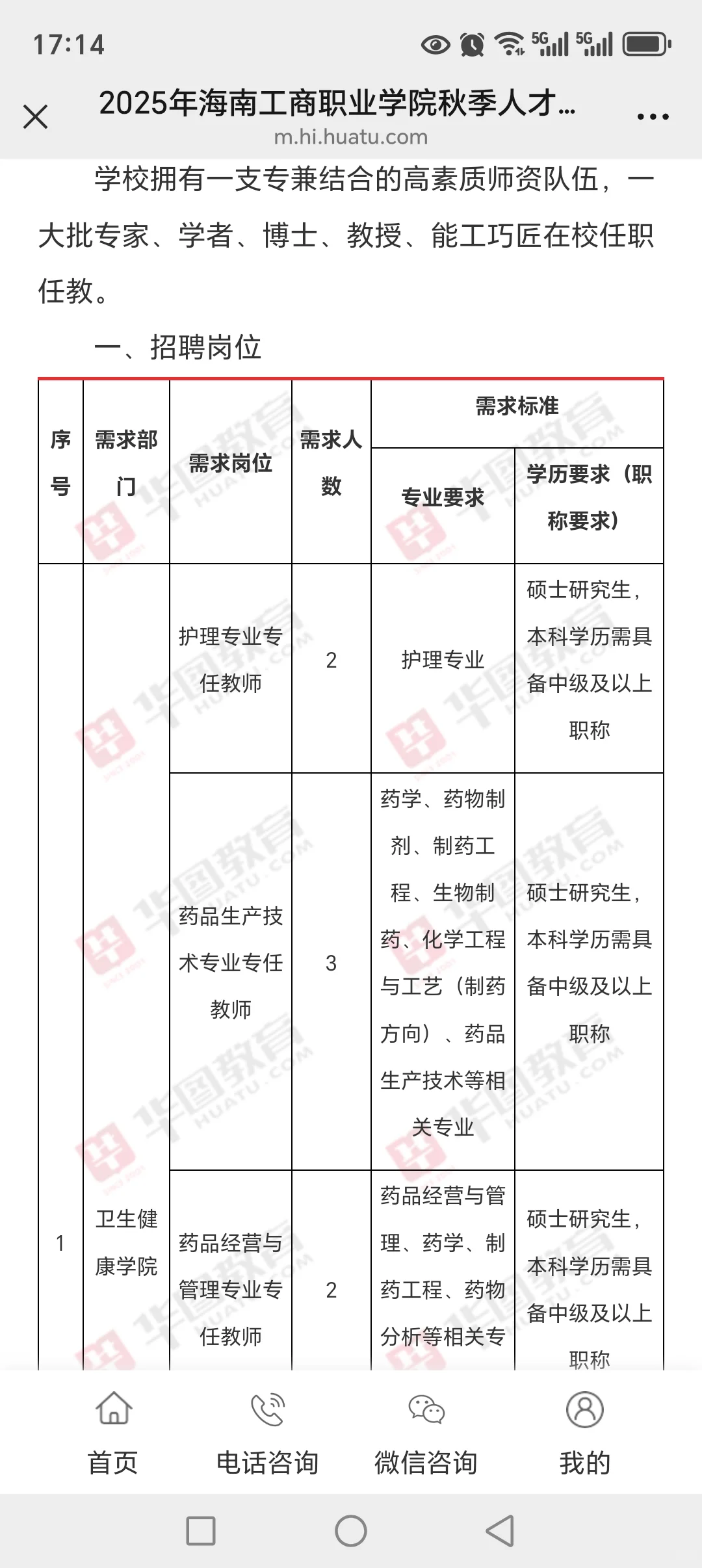 海工商招聘！108人！