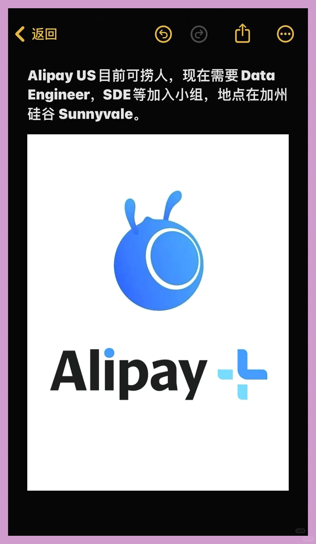 AlipayUSSunnyvale提供人才招聘服务