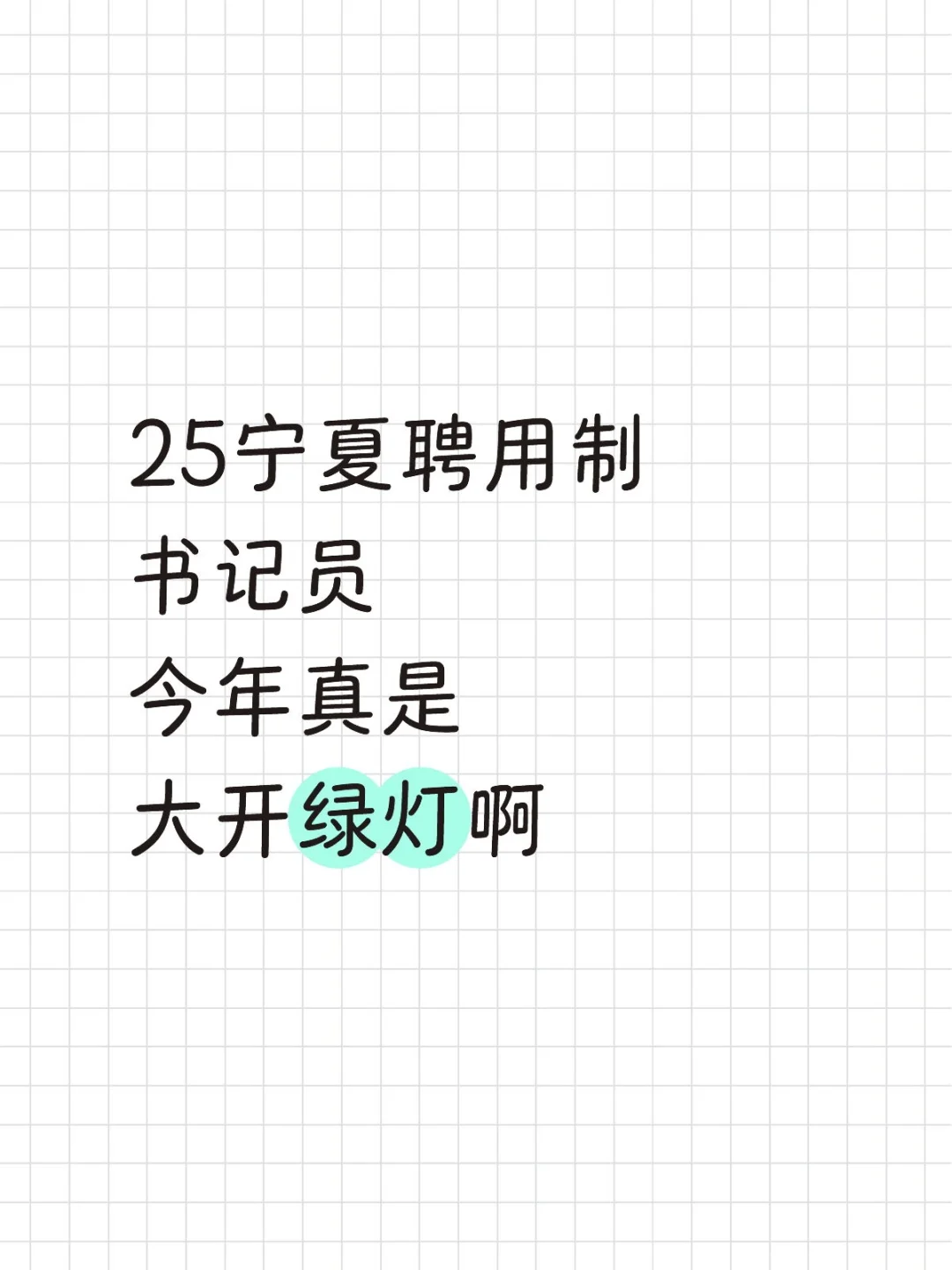 25宁夏聘用制书记员招聘，今年真是大开绿灯