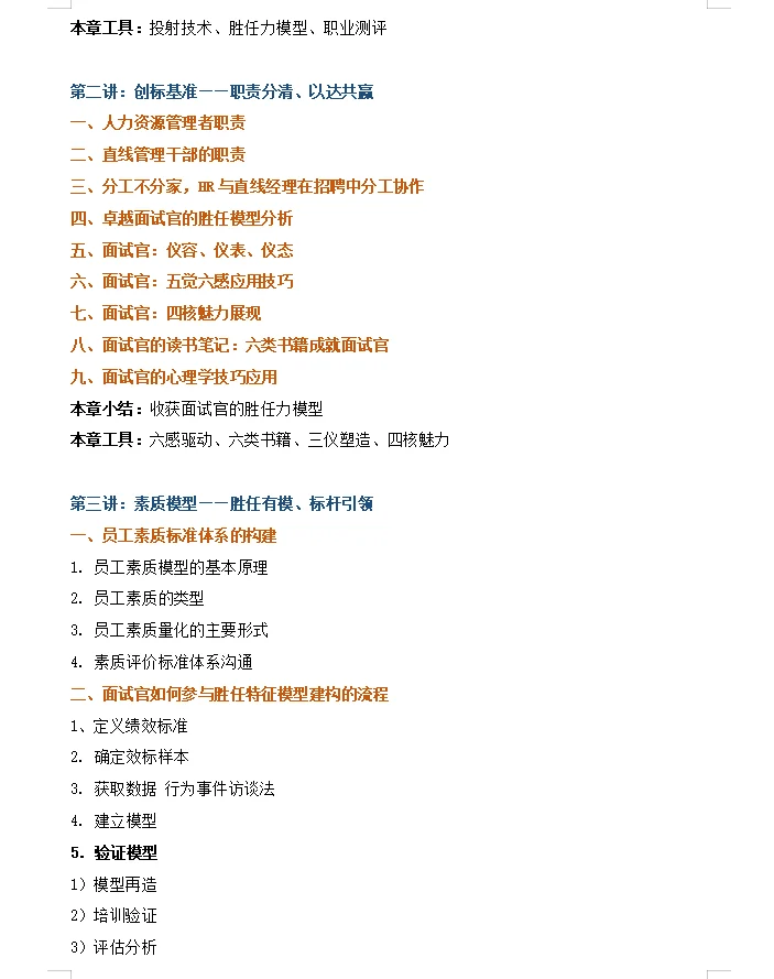 【高效精准招聘与甄选技术】