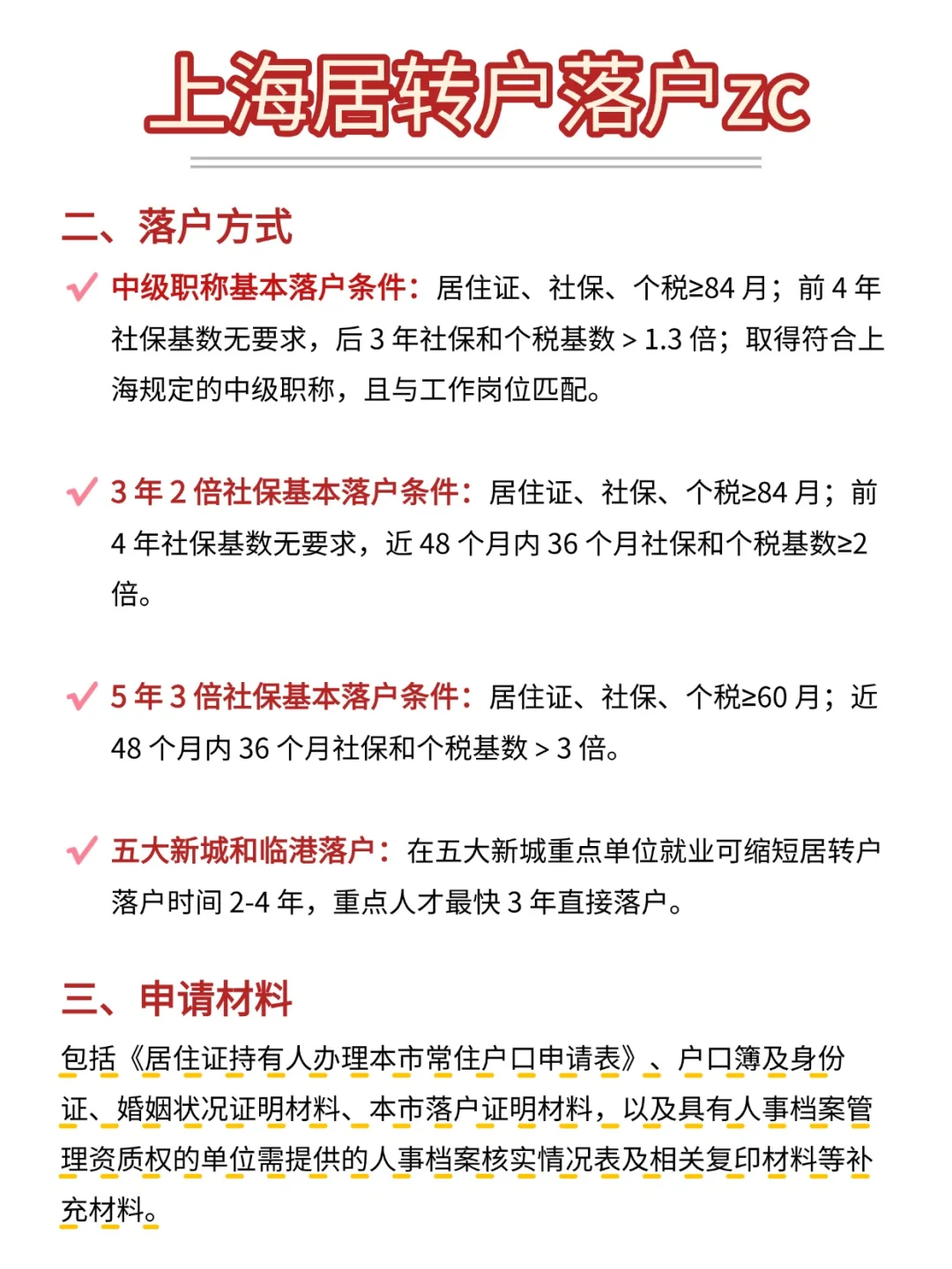 上海居转户落户zc详细解读