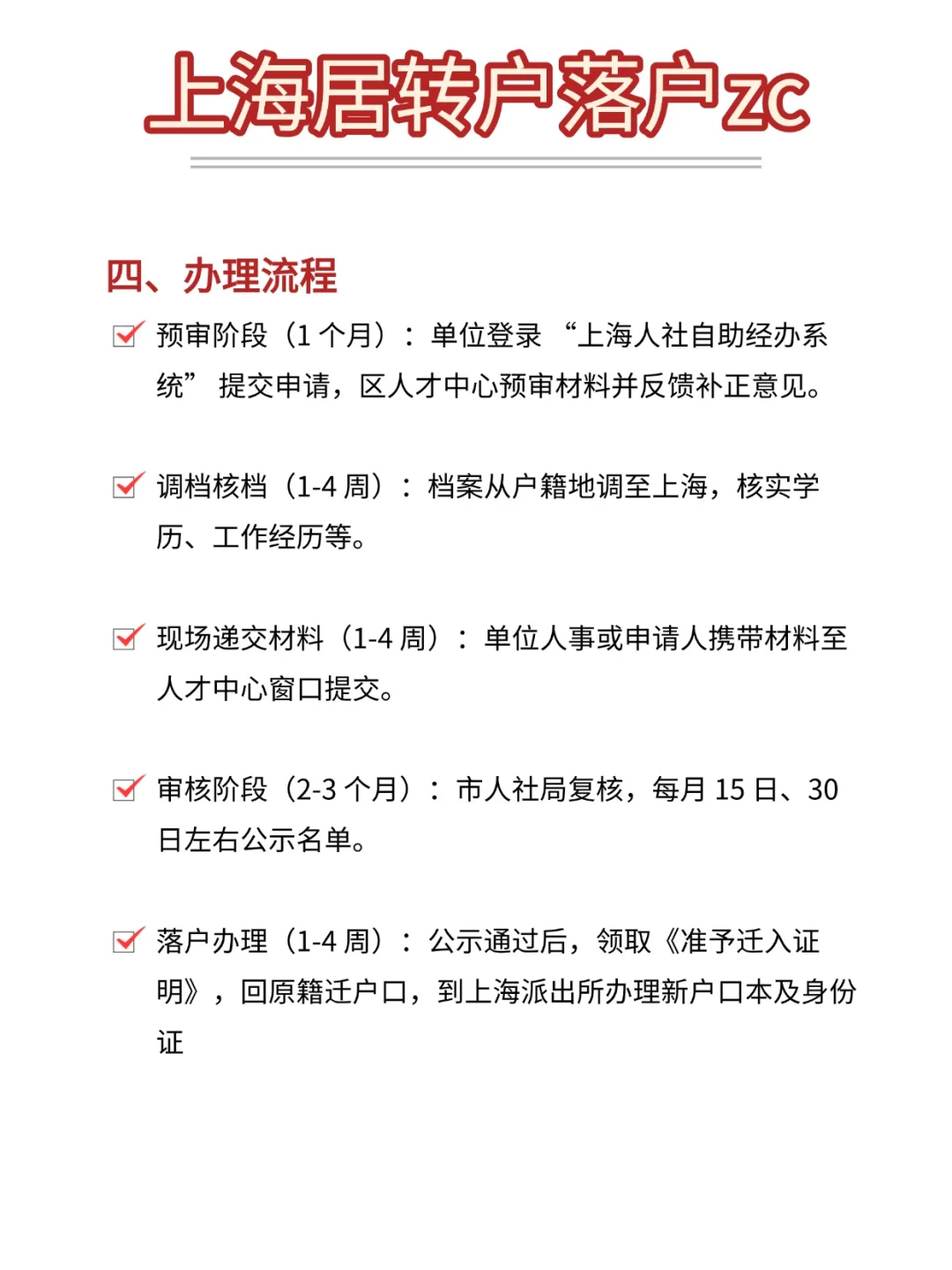 上海居转户落户zc详细解读