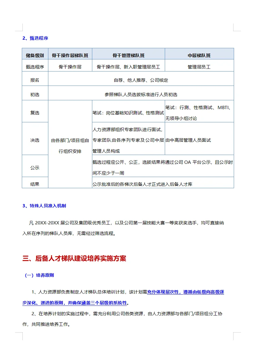 HRD教你怎么做人才梯队建设储备与培养方案