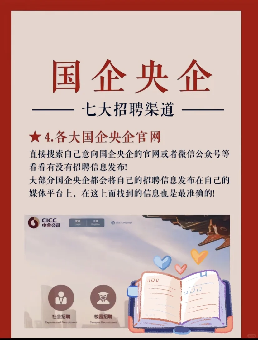 进国企央企必看❗ 七大招聘渠道打破信息差