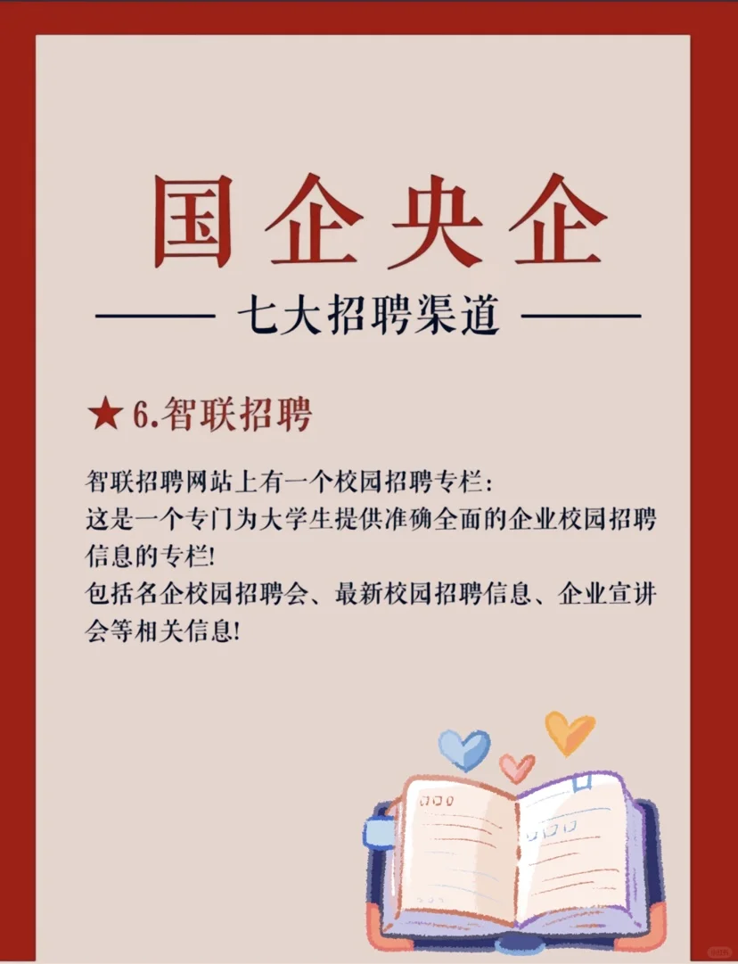 进国企央企必看❗ 七大招聘渠道打破信息差
