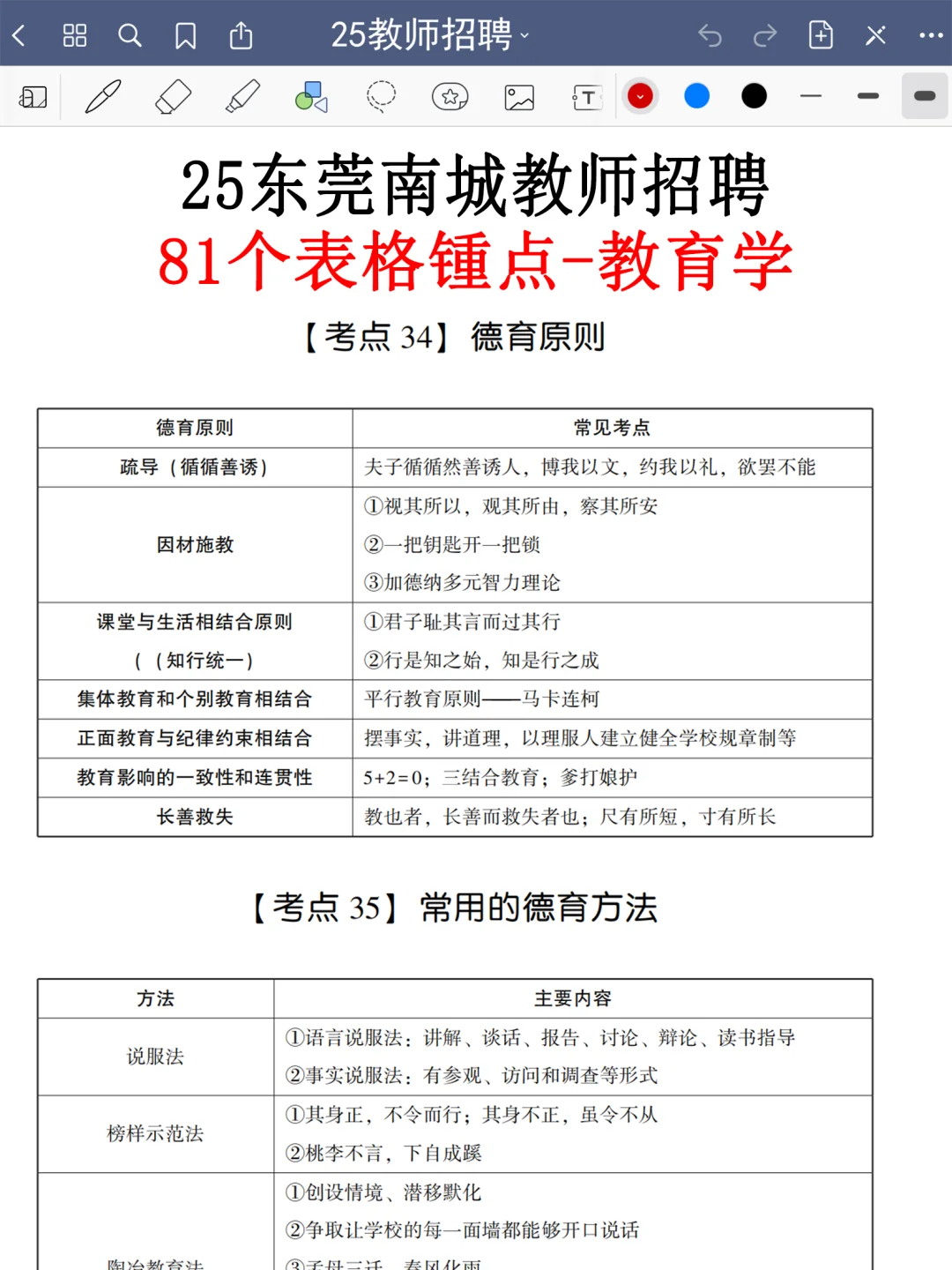提醒一下：25东莞南城教招临时新增内容，熬夜