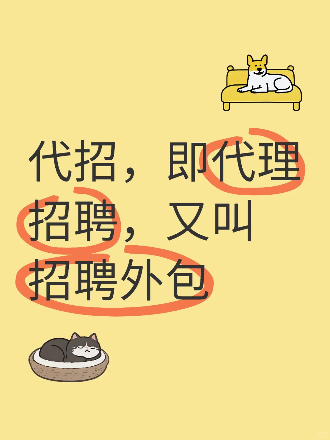 代招，即代理招聘，又叫招聘外包