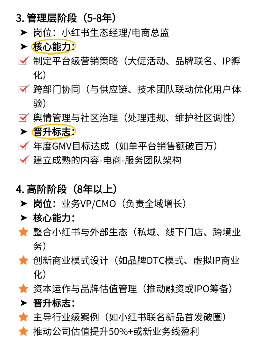 小红书负责人晋升路径及薪资体系⬇️