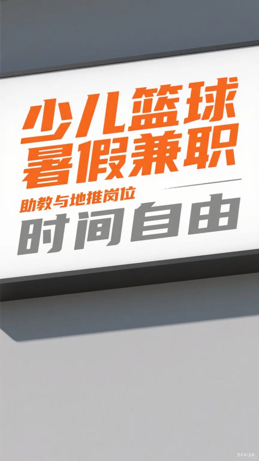 暑假兼职！